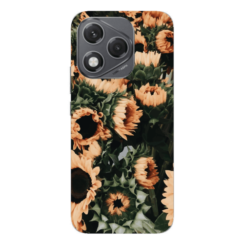 Honor 400 Lite Sunflowers Transparent Silicone TPU Θήκη